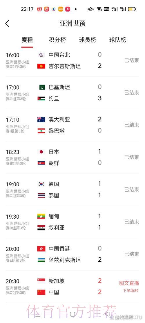 世界杯实时比分即时更新播报